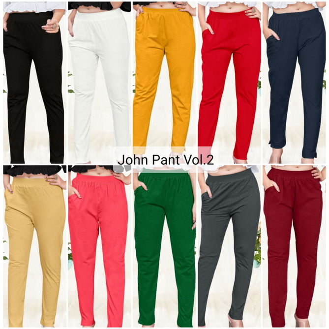 John Pant Vol 2 By FF Stretchable Ladies Pant Catalog